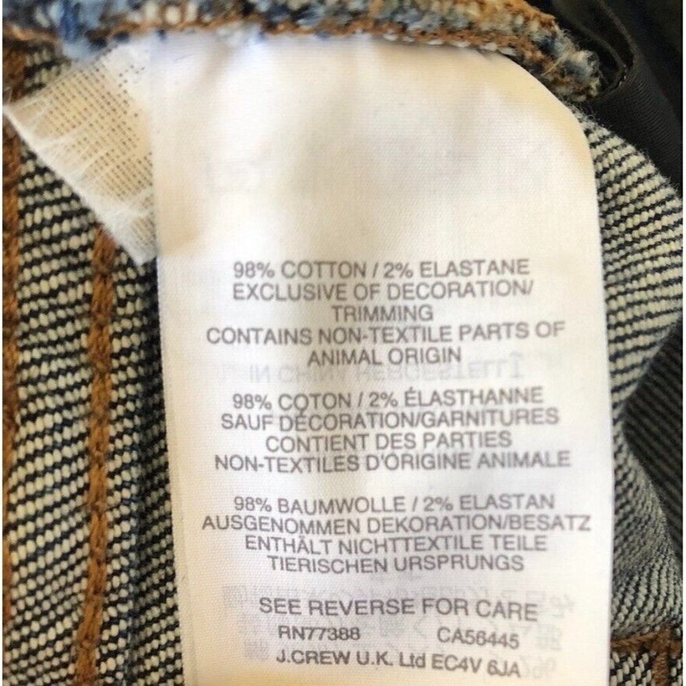 Madewell Slim Boyjean Raw Hem Edition Dark Wash - Picture 6 of 8